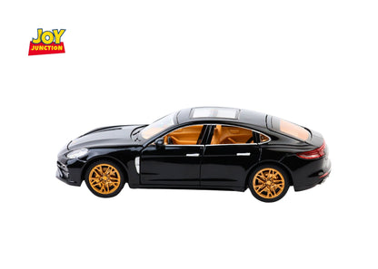 Porshe Panemera Metal Toy Car – 1:24 Die-Cast Pull-Back Model with Lights, Sound & Openable Doors