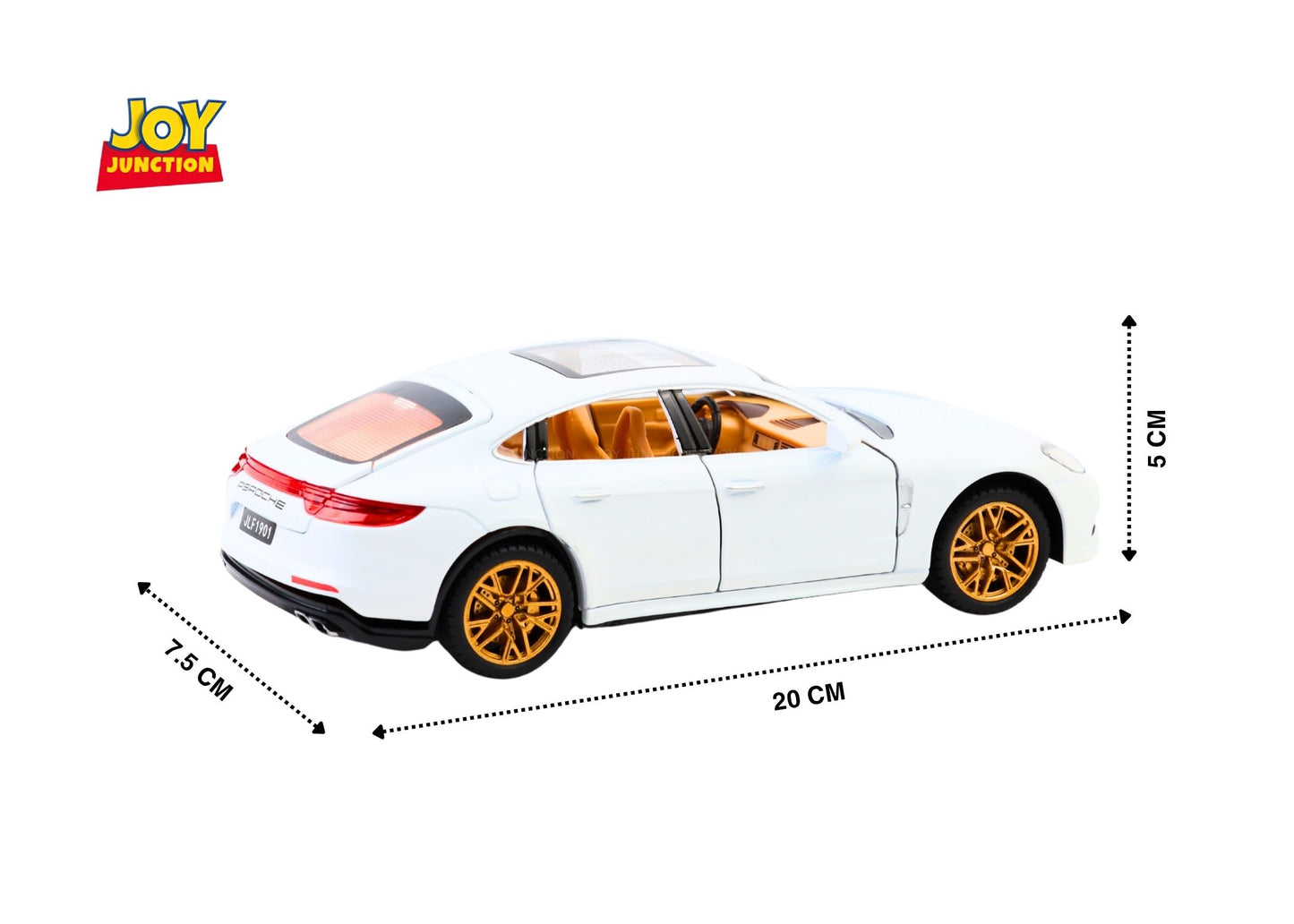 Porshe Panemera Metal Toy Car – 1:24 Die-Cast Pull-Back Model with Lights, Sound & Openable Doors