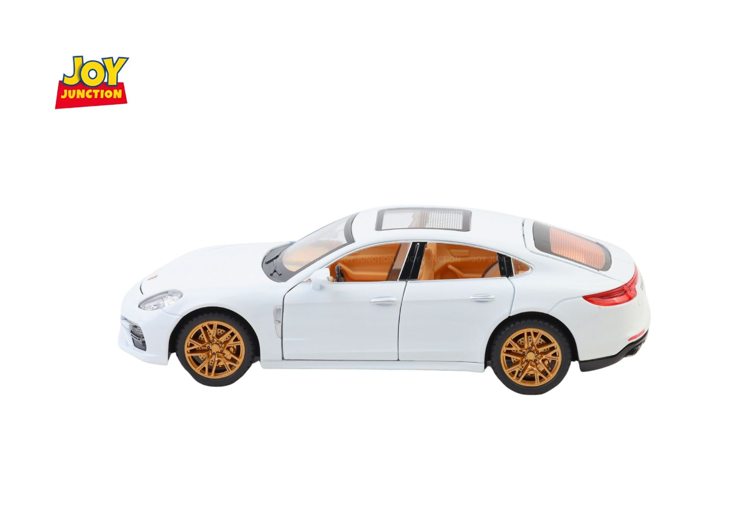 Porshe Panemera Metal Toy Car – 1:24 Die-Cast Pull-Back Model with Lights, Sound & Openable Doors