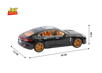 Porshe Panemera Metal Toy Car – 1:24 Die-Cast Pull-Back Model with Lights, Sound & Openable Doors