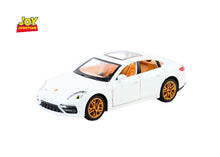 Porshe Panemera Metal Toy Car – 1:24 Die-Cast Pull-Back Model with Lights, Sound & Openable Doors
