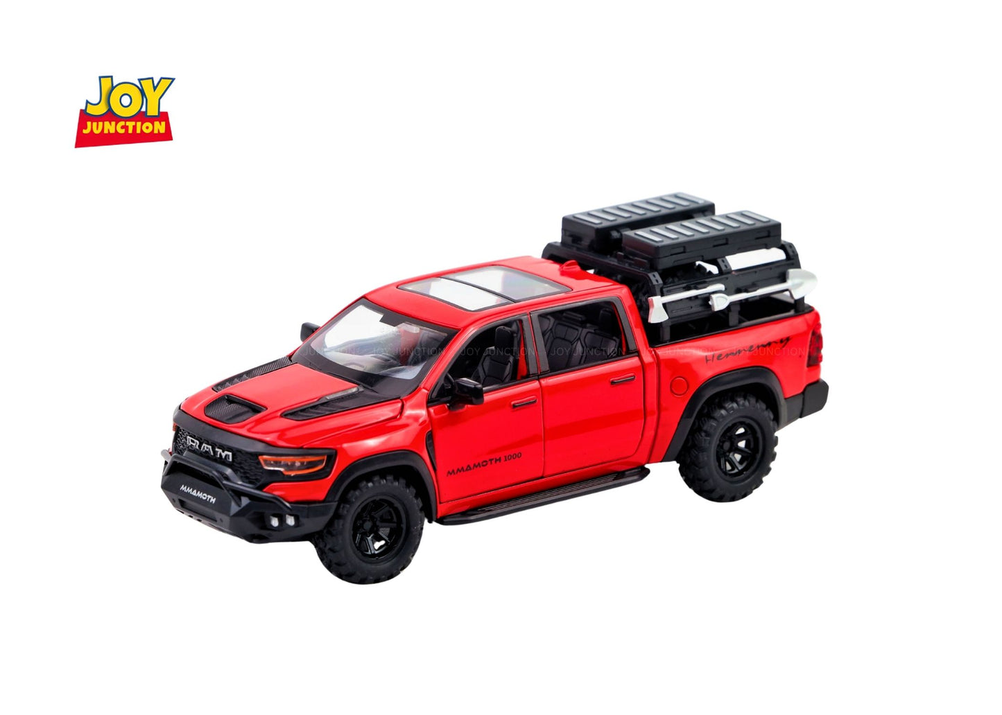 Ram Mamoth 1:32 Scale Diecast Car – Metal Toy Truck with Lights, Sound & Pull-Back Action