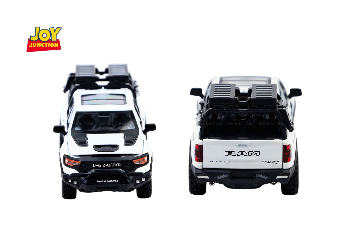 Ram Mamoth 1:32 Scale Diecast Car – Metal Toy Truck with Lights, Sound & Pull-Back Action