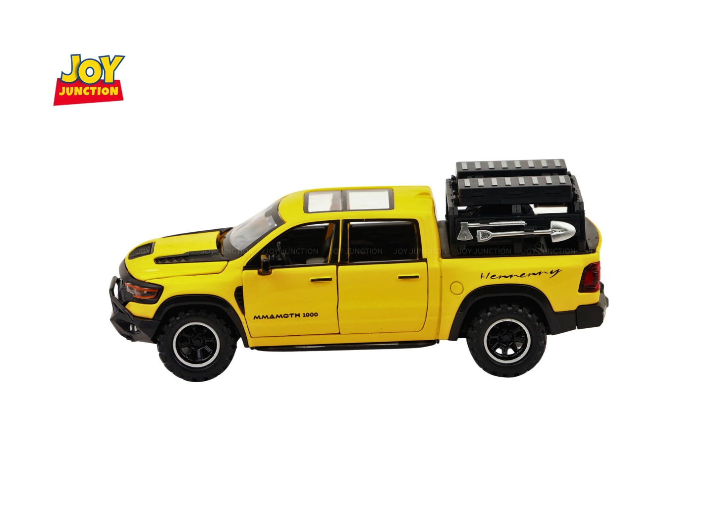 Ram Mamoth 1:32 Scale Diecast Car – Metal Toy Truck with Lights, Sound & Pull-Back Action