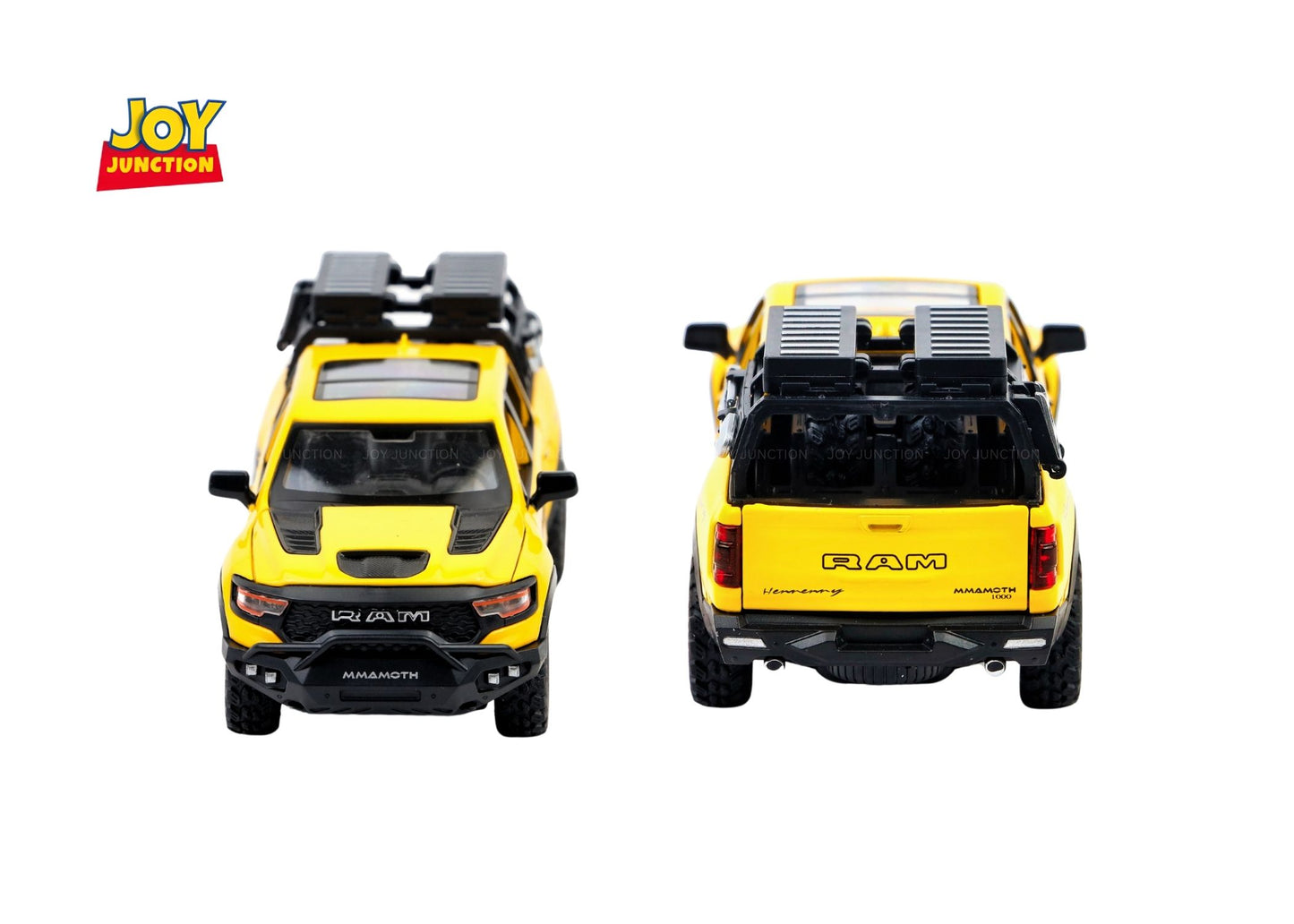 Ram Mamoth 1:32 Scale Diecast Car – Metal Toy Truck with Lights, Sound & Pull-Back Action