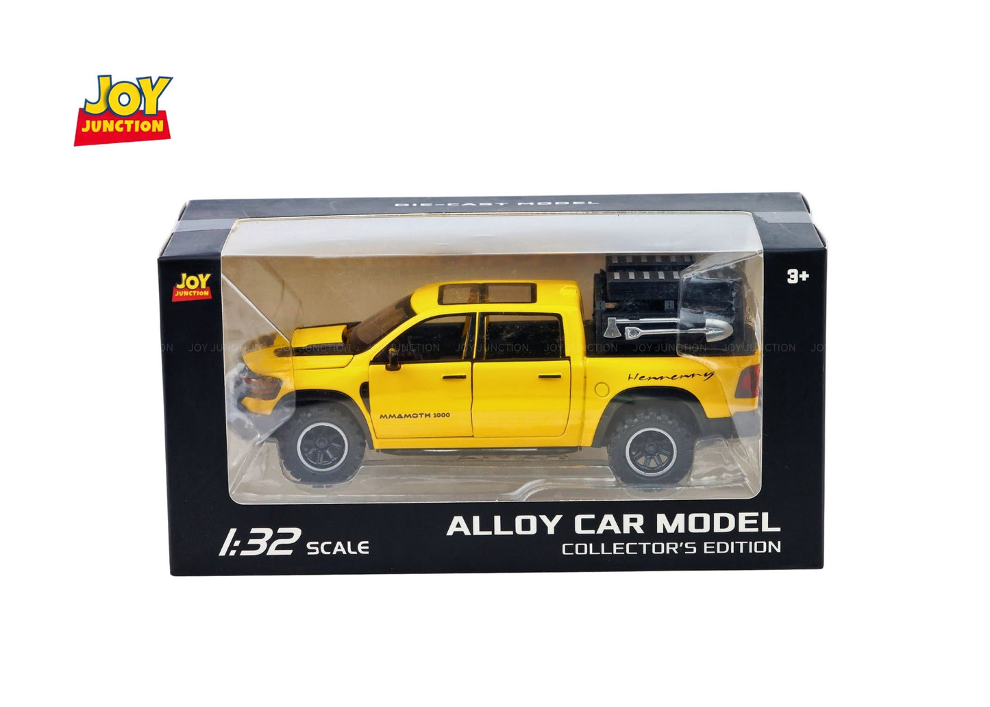 Ram Mamoth 1:32 Scale Diecast Car – Metal Toy Truck with Lights, Sound & Pull-Back Action