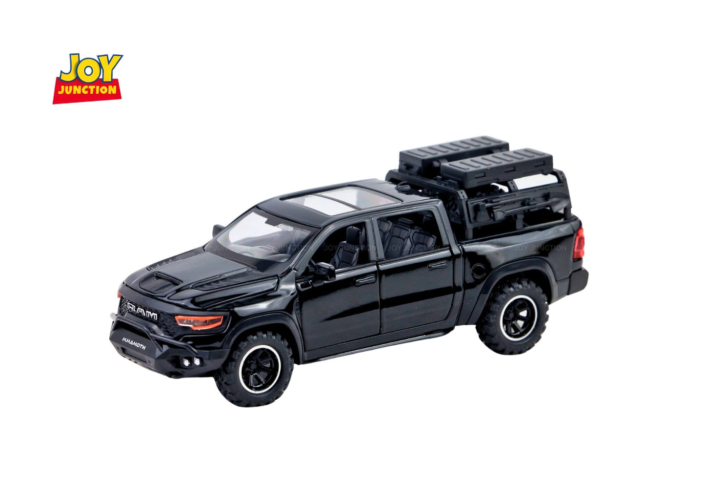 Ram Mamoth 1:32 Scale Diecast Car – Metal Toy Truck with Lights, Sound & Pull-Back Action