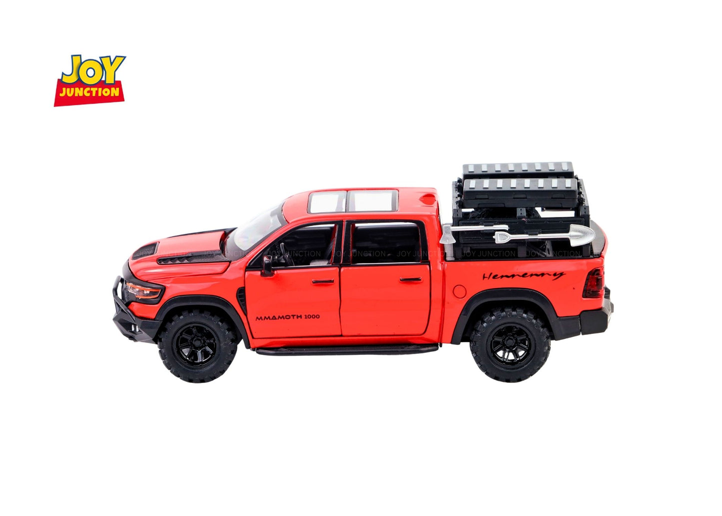 Ram Mamoth 1:32 Scale Diecast Car – Metal Toy Truck with Lights, Sound & Pull-Back Action