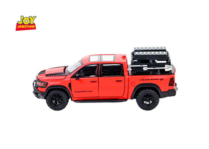 Ram Mamoth 1:32 Scale Diecast Car – Metal Toy Truck with Lights, Sound & Pull-Back Action