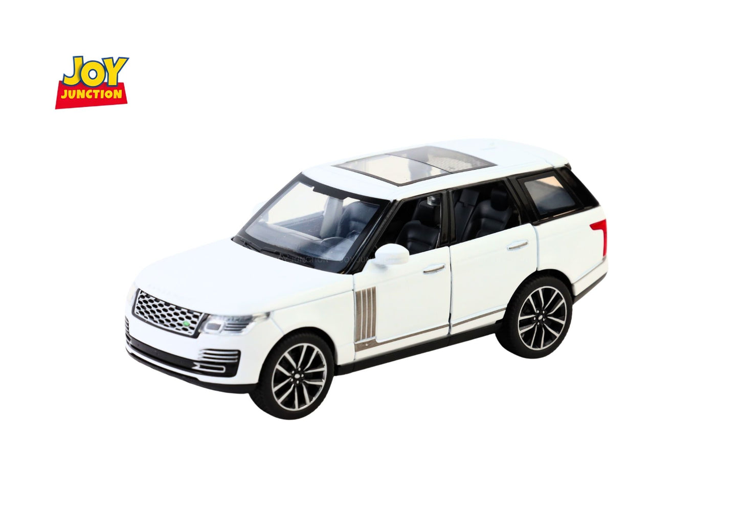 Range Roverr Defenderr 1:32 Scale Diecast Pull Back Toy Car with Lights, Engine Sound & Openable Doors