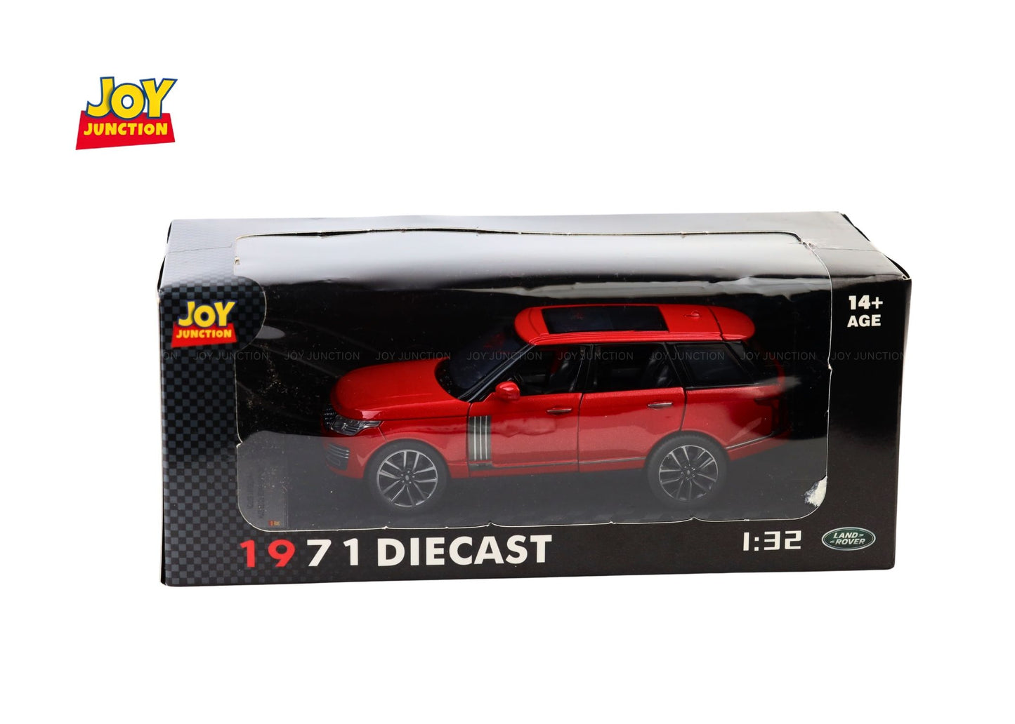 Range Roverr Defenderr 1:32 Scale Diecast Pull Back Toy Car with Lights, Engine Sound & Openable Doors
