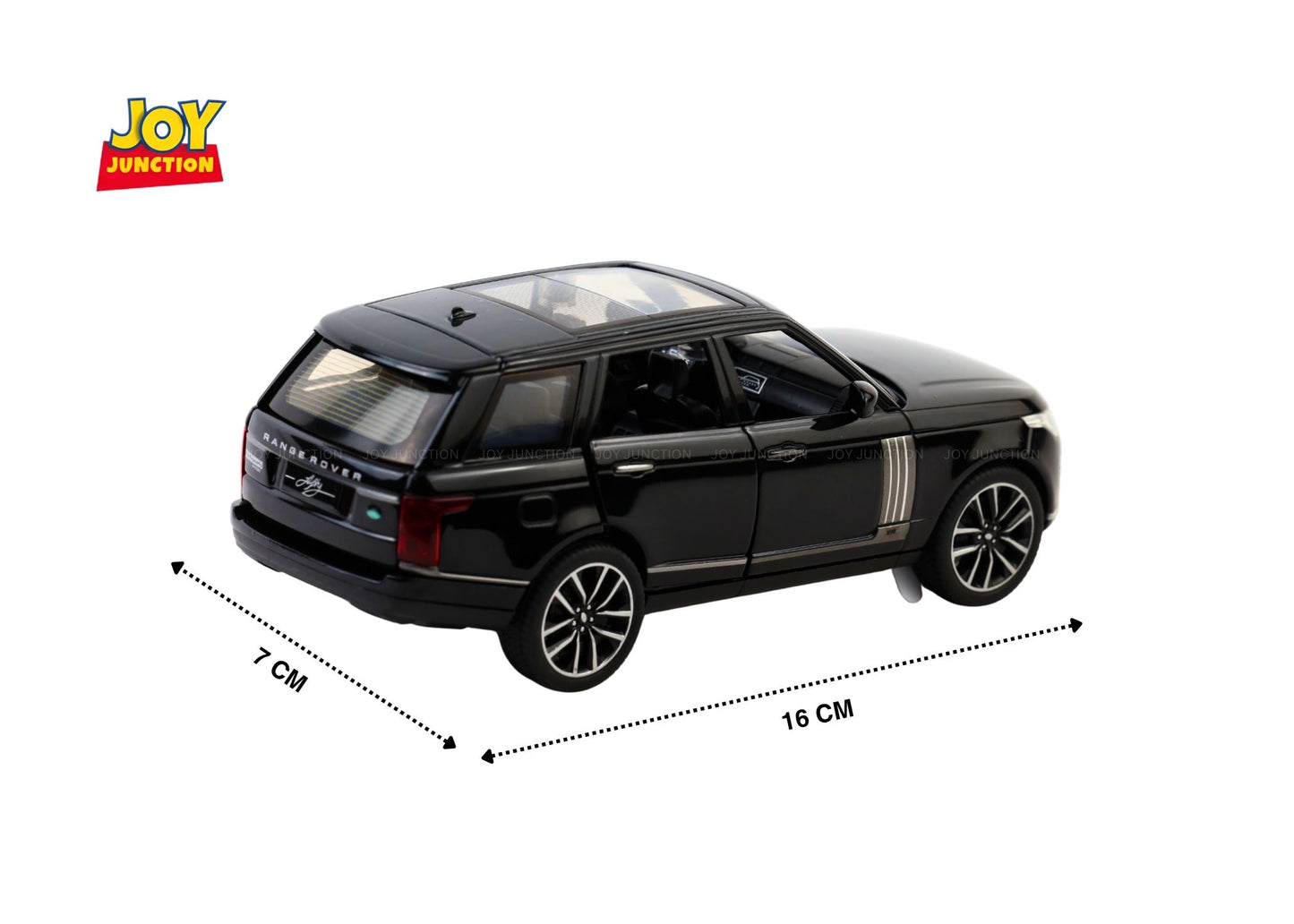 Range Roverr Defenderr 1:32 Scale Diecast Pull Back Toy Car with Lights, Engine Sound & Openable Doors