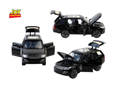 Range Roverr Defenderr 1:32 Scale Diecast Pull Back Toy Car with Lights, Engine Sound & Openable Doors