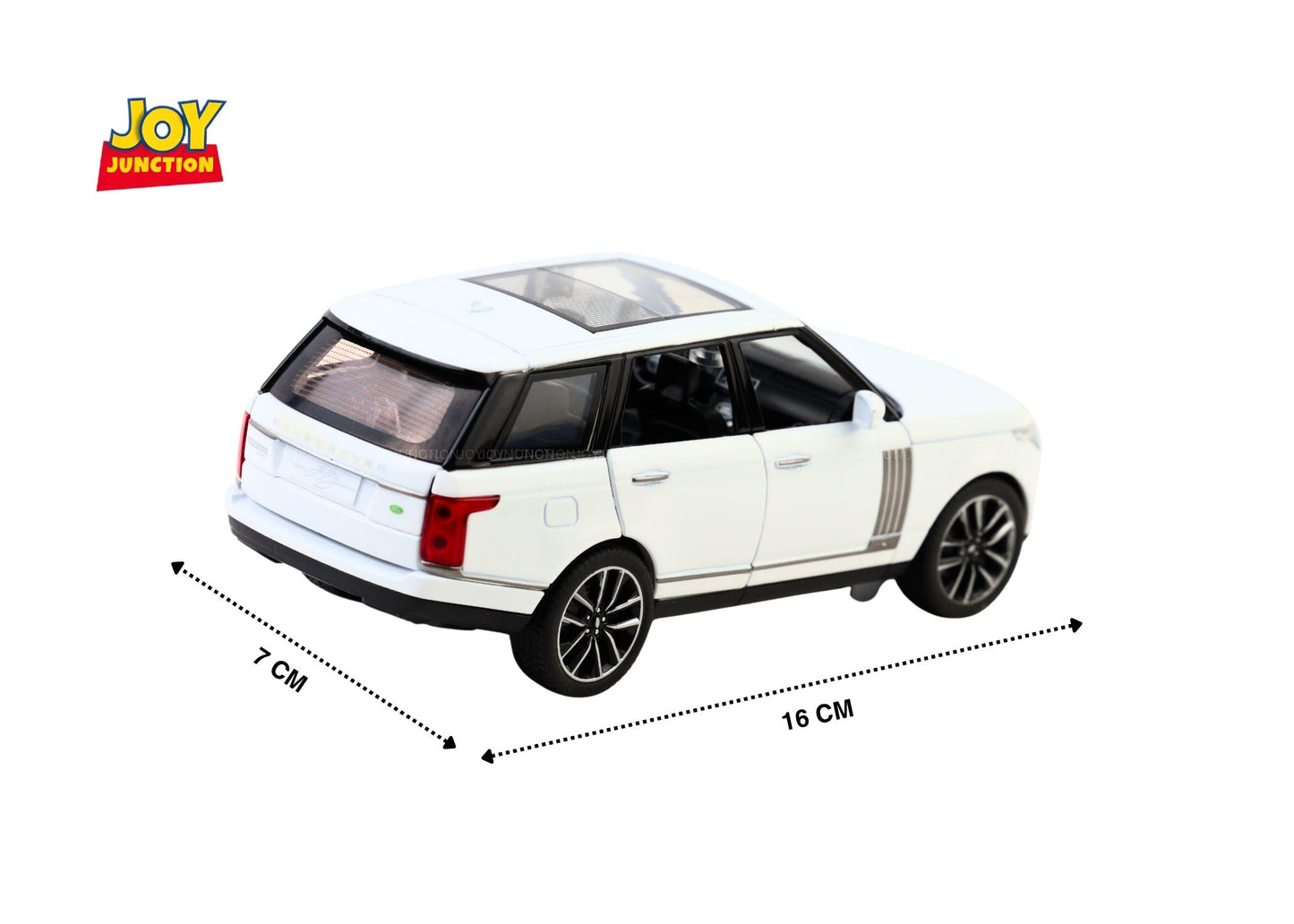 Range Roverr Defenderr 1:32 Scale Diecast Pull Back Toy Car with Lights, Engine Sound & Openable Doors