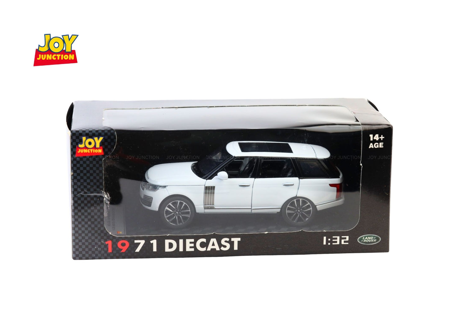 Range Roverr Defenderr 1:32 Scale Diecast Pull Back Toy Car with Lights, Engine Sound & Openable Doors