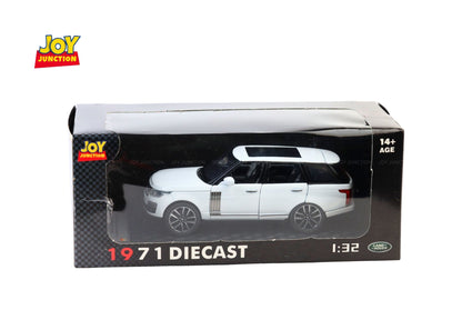 Range Roverr Defenderr 1:32 Scale Diecast Pull Back Toy Car with Lights, Engine Sound & Openable Doors