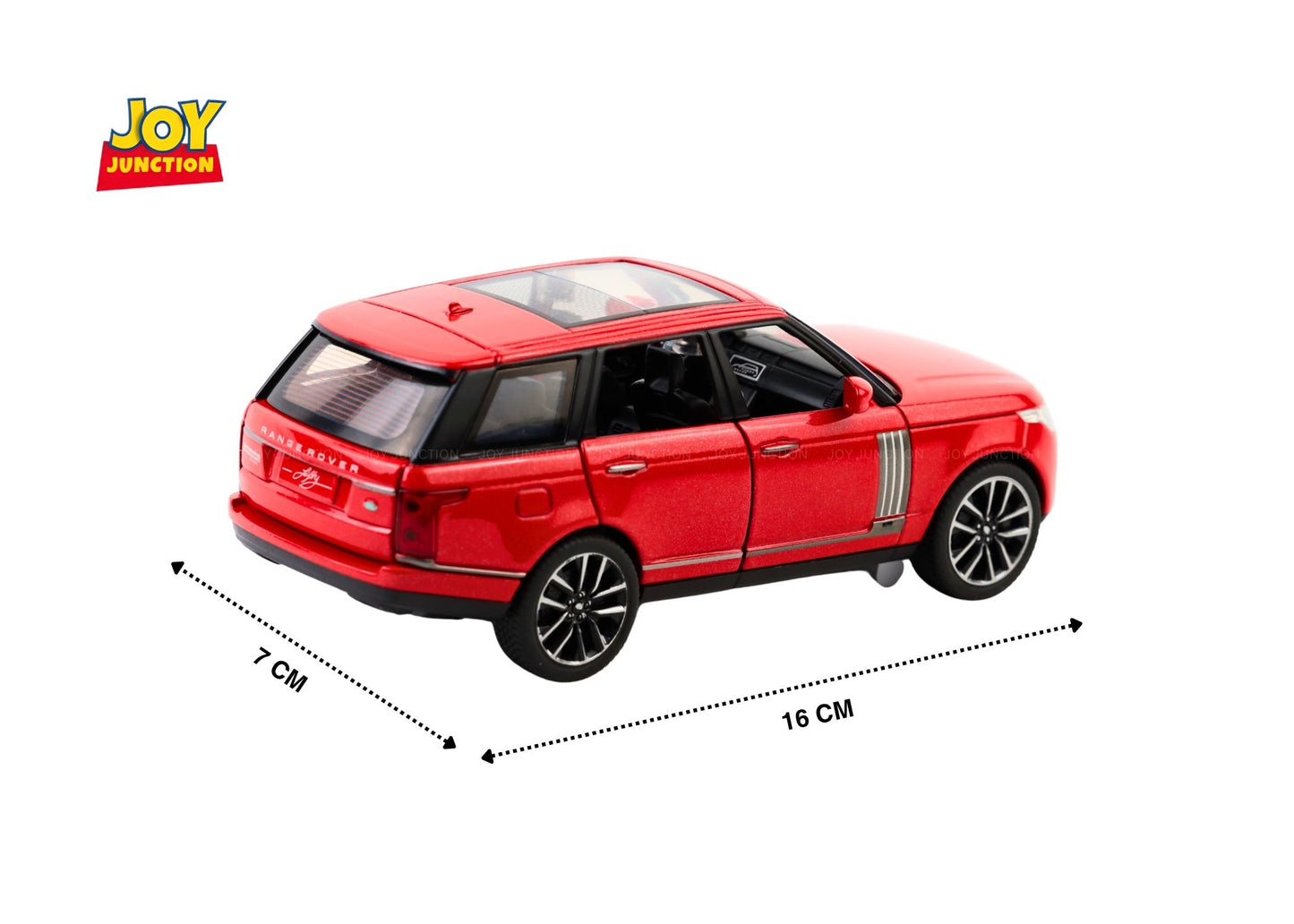Range Roverr Defenderr 1:32 Scale Diecast Pull Back Toy Car with Lights, Engine Sound & Openable Doors