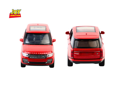 Range Roverr Defenderr 1:32 Scale Diecast Pull Back Toy Car with Lights, Engine Sound & Openable Doors