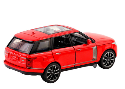 Range Roverr Defenderr 1:32 Scale Diecast Pull Back Toy Car with Lights, Engine Sound & Openable Doors