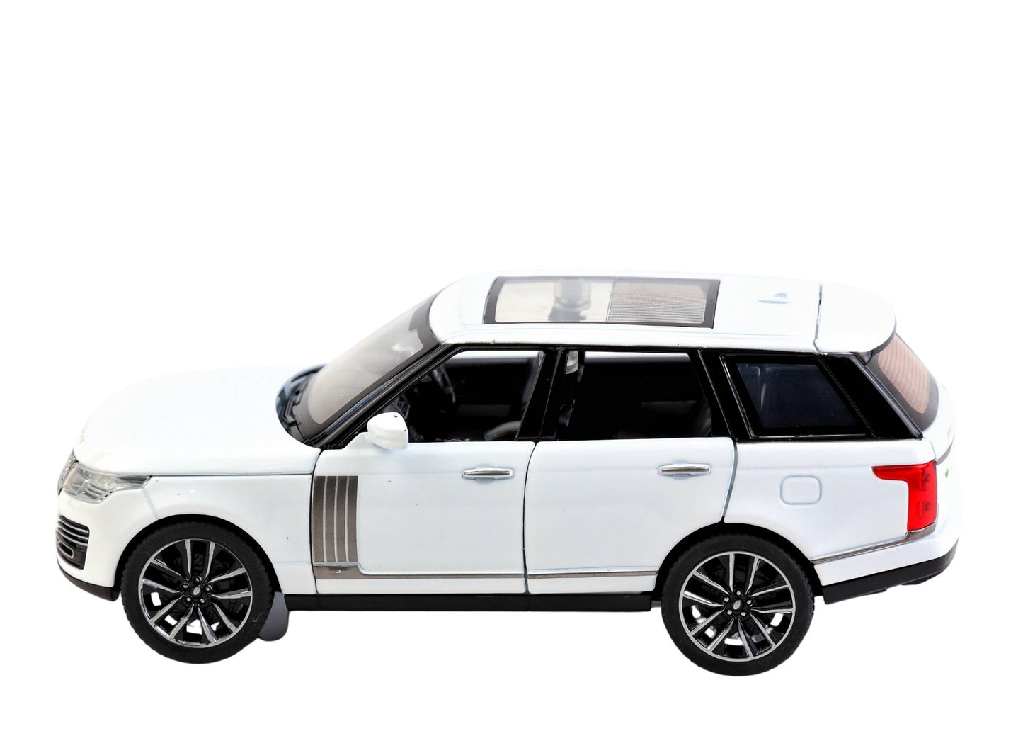 Range Roverr Defenderr 1:32 Scale Diecast Pull Back Toy Car with Lights, Engine Sound & Openable Doors