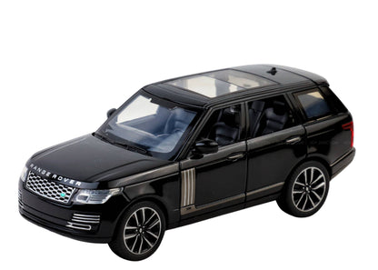 Range Roverr Defenderr 1:32 Scale Diecast Pull Back Toy Car with Lights, Engine Sound & Openable Doors