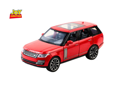 Range Roverr Defenderr 1:32 Scale Diecast Pull Back Toy Car with Lights, Engine Sound & Openable Doors