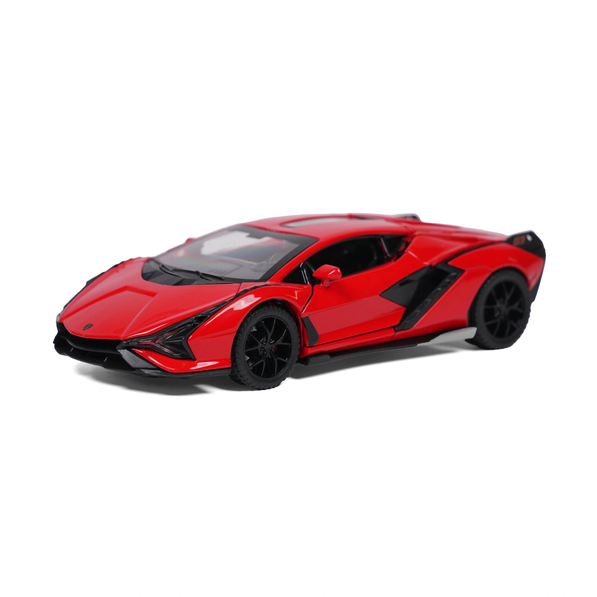 Red Lamborghini Lightning Metal Toy Car – 1:24 Die-Cast