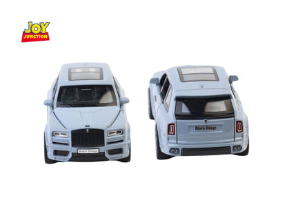 Rols Royce Cullinan Black Badge 1:32 Scale Diecast Car – Metal Toy SUV with Lights, Sound & Pull-Back Action