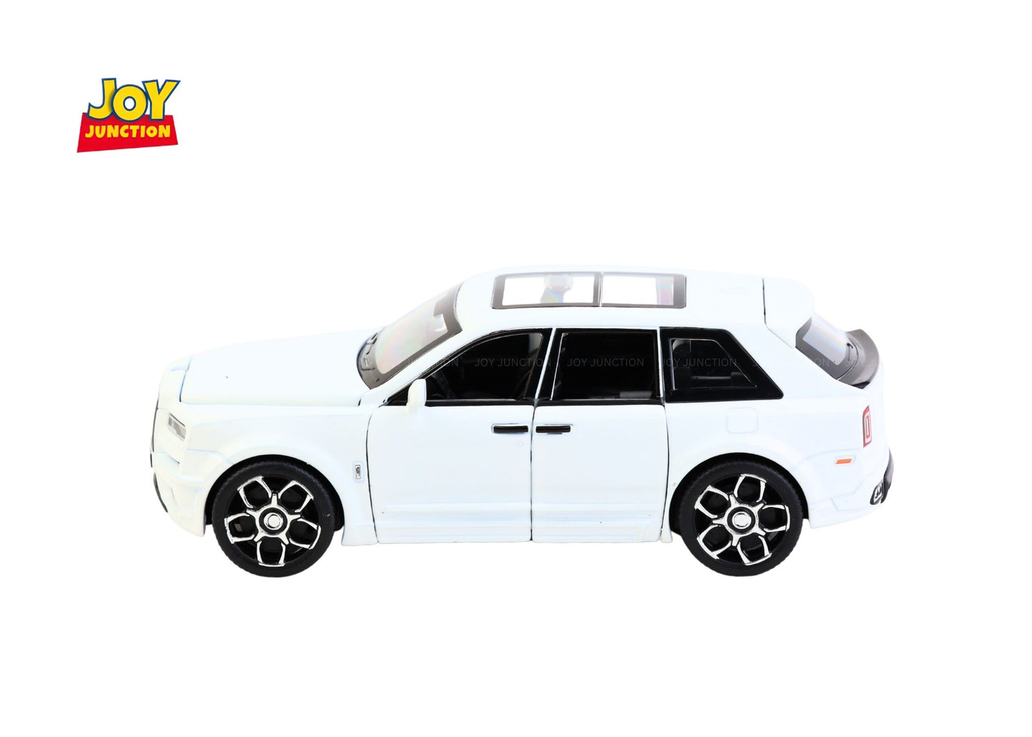 Rols Royce Cullinan Black Badge 1:32 Scale Diecast Car – Metal Toy SUV with Lights, Sound & Pull-Back Action