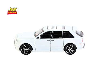 Rols Royce Cullinan Black Badge 1:32 Scale Diecast Car – Metal Toy SUV with Lights, Sound & Pull-Back Action
