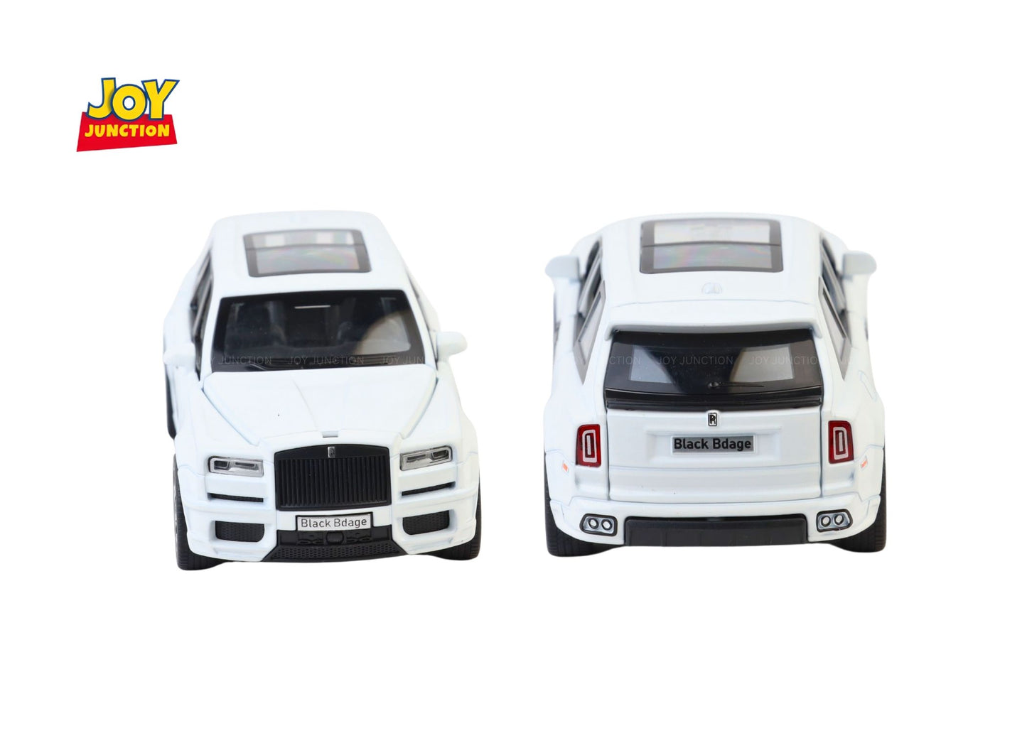 Rols Royce Cullinan Black Badge 1:32 Scale Diecast Car – Metal Toy SUV with Lights, Sound & Pull-Back Action