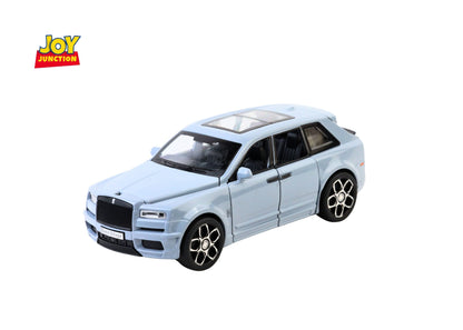 Rols Royce Cullinan Black Badge 1:32 Scale Diecast Car – Metal Toy SUV with Lights, Sound & Pull-Back Action