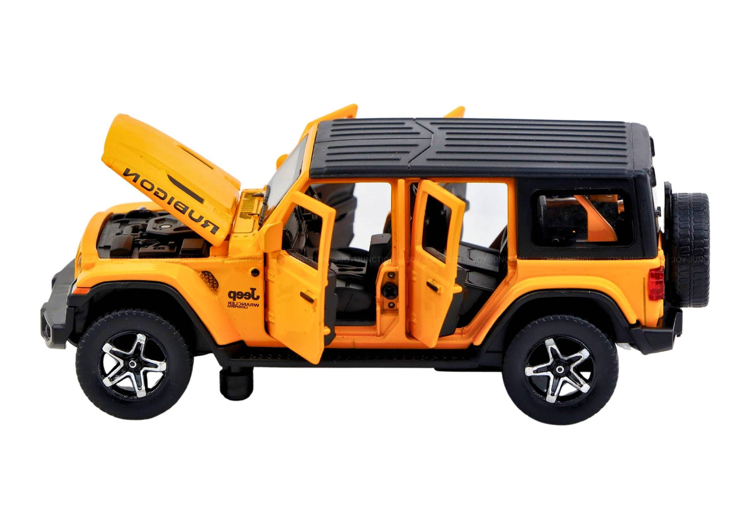 Jeep Rubigon Diecast Car 1:32 Scale – Metal Model with Lights, Sound & Pull-Back Action