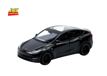 Teslaa Model Y 1:32 Scale Diecast Car – Metal SUV Toy with Lights, Sounds & Pull-Back Action