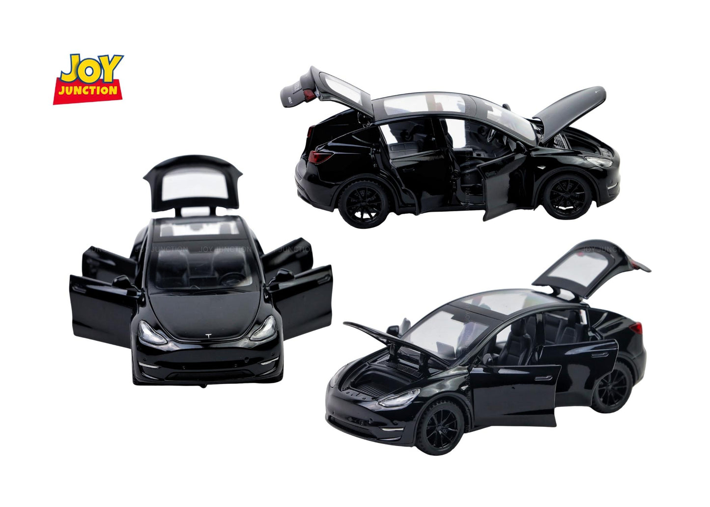 Teslaa Model Y 1:32 Scale Diecast Car – Metal SUV Toy with Lights, Sounds & Pull-Back Action