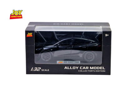 Teslaa Model Y 1:32 Scale Diecast Car – Metal SUV Toy with Lights, Sounds & Pull-Back Action