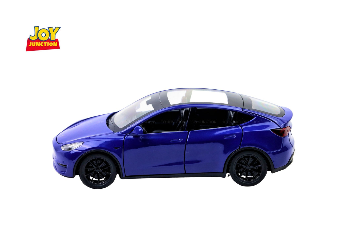 Teslaa Model Y 1:32 Scale Diecast Car – Metal SUV Toy with Lights, Sounds & Pull-Back Action