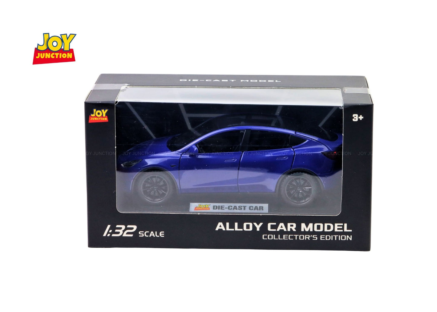 Teslaa Model Y 1:32 Scale Diecast Car – Metal SUV Toy with Lights, Sounds & Pull-Back Action