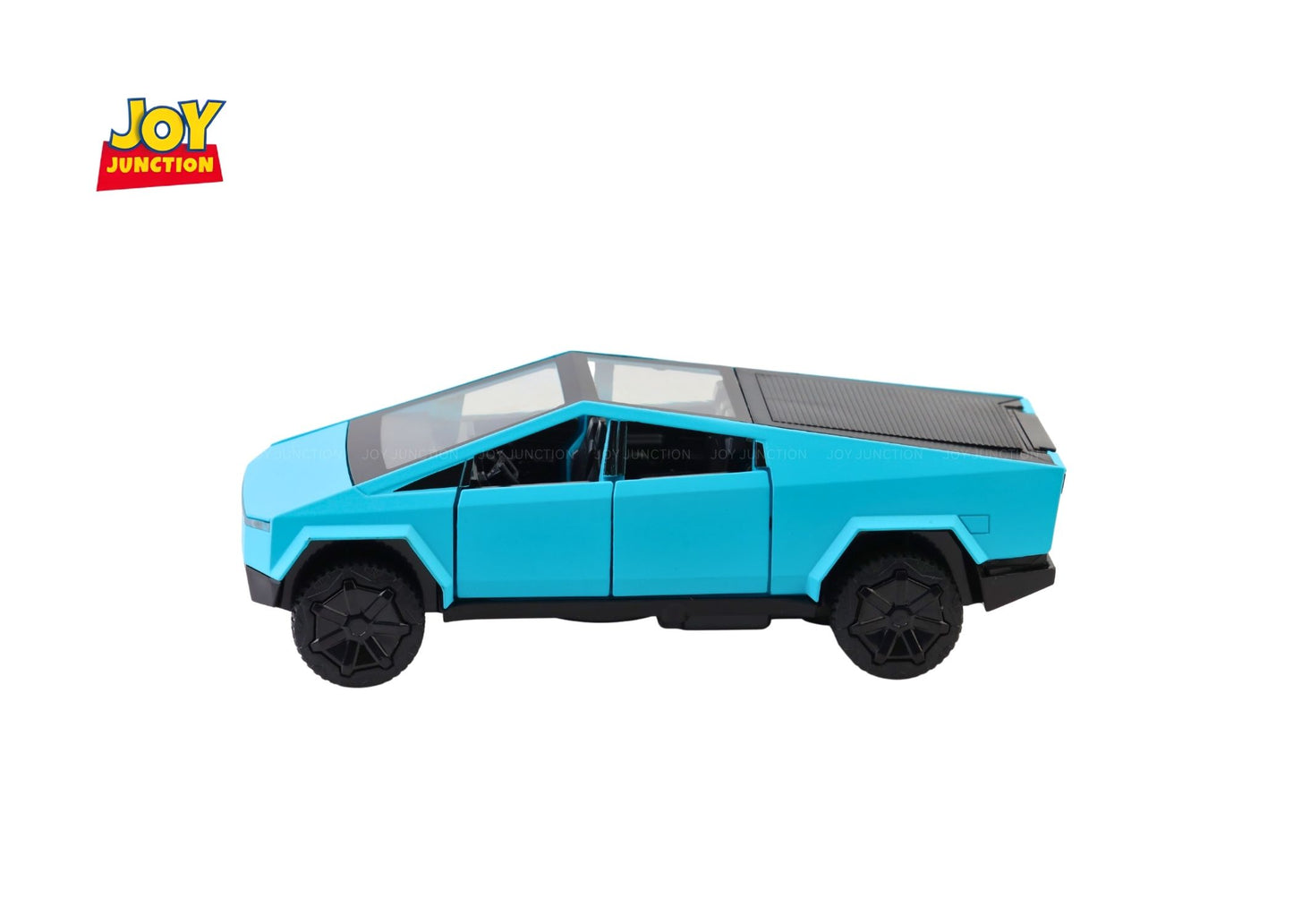 Teslaa Cyber Truck Pickup 1:24 Scale Diecast Car – Alloy Metal Toy with Pull-Back Action, Lights, Music & Openable Doors