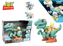 DIY Dinosaur Building Toy with Lights & Sound – Take Apart Construction Set with Screwdriver for Kids