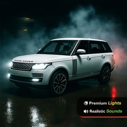 Range Roverr Defenderr 1:32 Scale Diecast Pull Back Toy Car with Lights, Engine Sound & Openable Doors