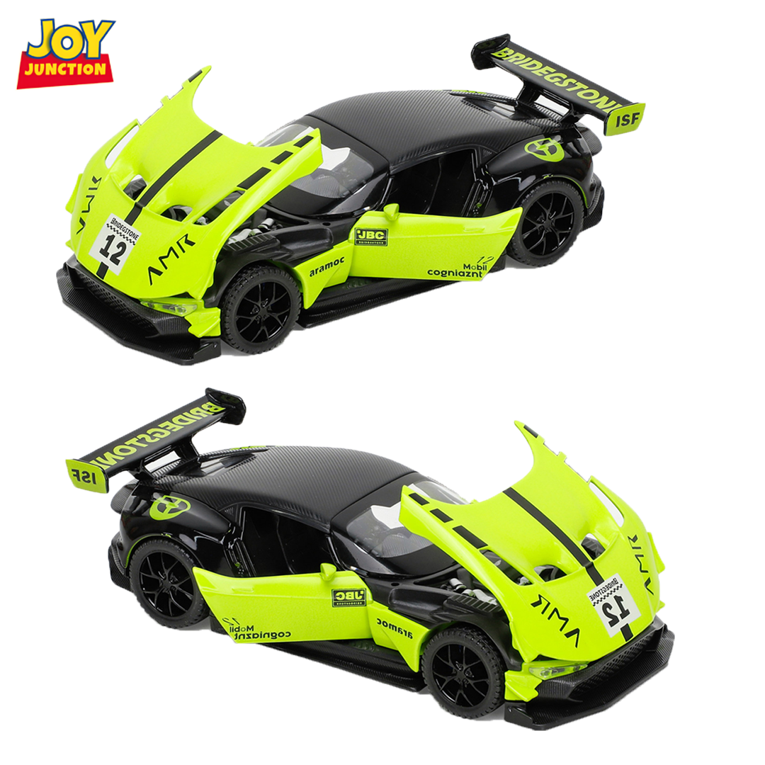 Aston Martin Limited Edition 1:32 Scale Metal Pull Back Toy car with Openable Doors, Light & Engine Sound