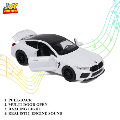 BWM M8 Diecast Car 1:32 Scale – Metal Model with Lights, Sound & Pull-Back Action - Image 14