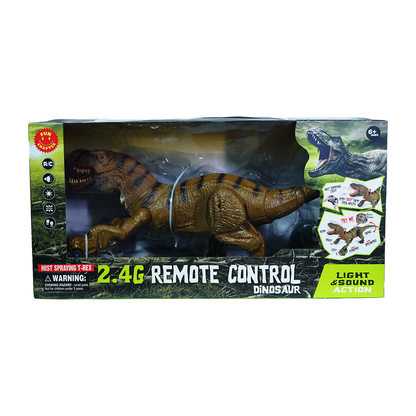 2.4G Remote Control - Big Dinosour T-Rex Toy with Light,Sound & Spray Effect (Rechargeable Battery)