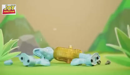 DIY Dinosaur Building Toy with Lights & Sound – Take Apart Construction Set with Screwdriver for Kids