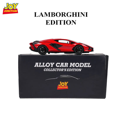 Lambo Sian FKP 37 Metal Toy Car – 1:32 Die-Cast Pull-Back Model with Lights, Sound & Openable Doors
