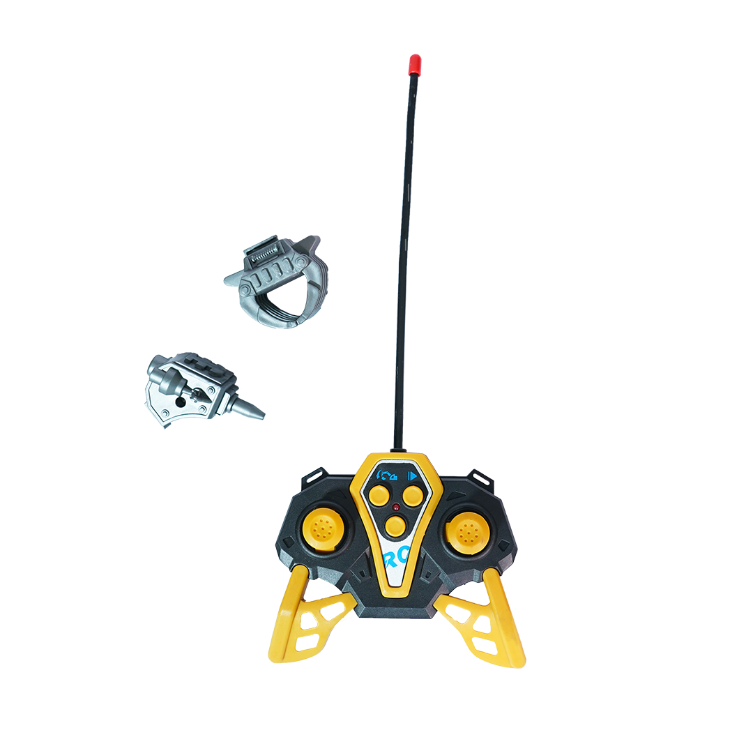 Remote Control 1:22 Scale Construction Excavator Truck Toy Set with Light, Sound & Tow Bucket for Kids