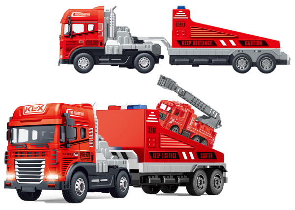 Scale Fire Truck with Mini Fire Truck