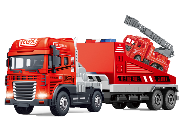 1:24 Scale Fire Truck with Mini Fire Truck