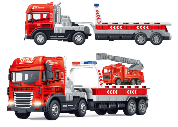 1:24 Scale Fire Truck with Mini Fire Truck